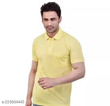 Cotton blend short sleeve t-shirt by Son Enterprises, solid color, available in S, M, L, XL, XXL, XXXL sizes for comfortable and stylish wear