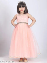 Dusty Rose embroidered net party dress for girls aged 1-2 years, Indian handcrafted toy balloon design
