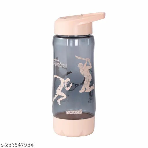 Peach SPACE Oreo sipper water bottle (600ml), kid-friendly sports theme design, leak-proof and BIS/ISI certified