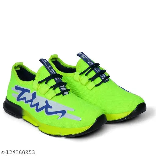 Blueheels kids mesh gym shoes for boys in various sizes, PVC sole and lace-up fastening, comfortable and solid design, Indian origin