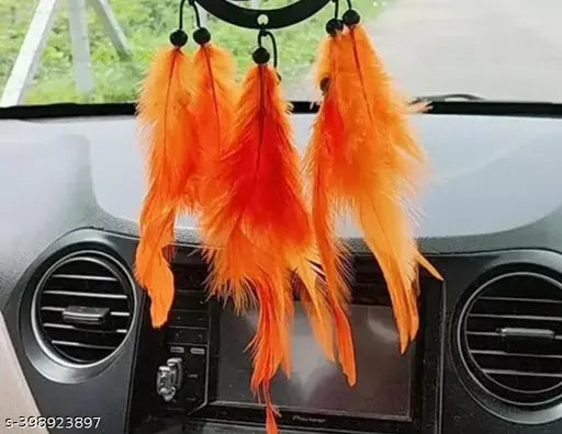 Handwoven dream catcher for car & home, Indian-origin art piece for positive vibes, decorative hanging item ideal for gifting or home-garden-wedding décor