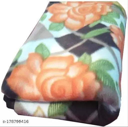 Fleece floral single bed blankets pack of 5, soft and vibrant, royal home multipurpose