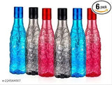 Multicolor plastic water bottle set for various uses (office, gym, home, travel, hiking, trekking), leak-proof and freezer safe, BPA-free