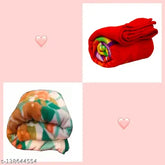 Fleece floral blankets, lightweight & durable for all seasons, Polar Fleece yarn, free size (88x58in), Indian-made