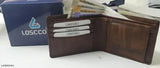 Artificial leather trendy wallet, 2 compartments, free size, India origin