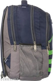 Blue-green canvas laptop backpack, spacious compartment for tech essentials by blubags - Indian brand