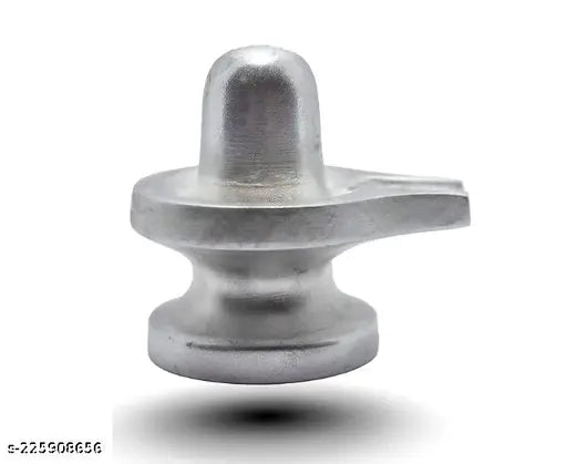 Golden Mercury Shivling Statue, 32gm for Jalabhishek. Indian temple artifact with dimensions: L-3cm, B-2cm, H-3cm