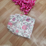 Printed cotton ethnic kurta with palazzo pants set, three-quarter sleeves, single size available (S-XL), women's fashion from India