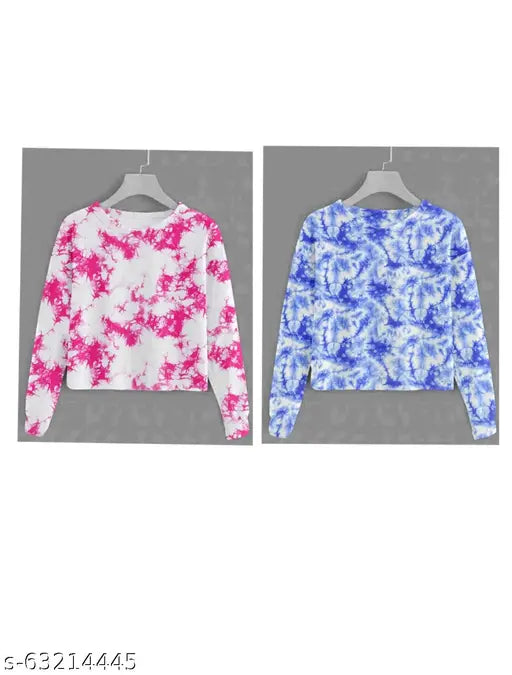 Large Lycra over-size t-shirt combo of 2, dyed/washed in various sizes (S-XL), quality print with 10-year life span