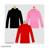 Multicolor wool full sleeve sweater pack for kids: soft, stylish, and warm in self-design patterns, suitable for boys & girls from 0-7 years