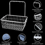Stainless steel Limetro dish drainer/utensil basket, 41cm x 54cm x 23cm, rust-free & durable
