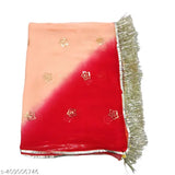 Georgette Rajputi Poshak for Women - Embroidered Lehenga, Kurti, Odni, Astar with Aari & stone work - Party wear