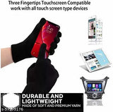 Woolen beanie with gloves mufflers, 4-pack in solid color, handcrafted from India