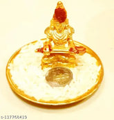 Brass MATA ANNAPURNA IDOL, traditional Indian kitchen god figurine