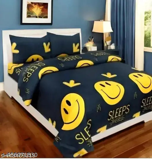 Pink cotton-blend reversible comforter, 90x95 inch, perfect for a beautiful room - Shree Raghav's double bed set