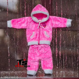 Wool baby sweater set: lightweight, self-design net pattern in 0-3 months sizes, trendy for boys & girls, made in India