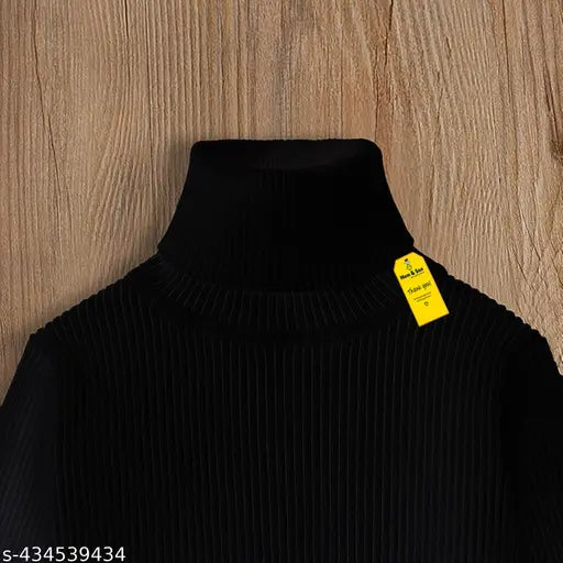 Wool high-neck baby full sleeve, self-designed winter outfit for boys and girls (12-18M, 18-24M, 2-3Y, 3-4Y), Indian origin