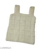 Handmade woolen sleeveless sweater for baby (6-12 months), printed net pattern, premium knitting yarn, inner wear, chilly season essential