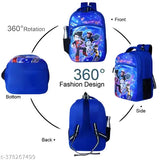 Pink padded polyester school backpack, spacious & durable with 3 compartments & front pocket, perfect for kids & travel