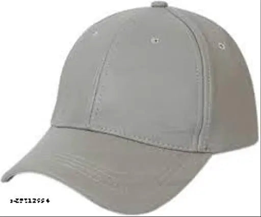 New trendy solid cotton baseball caps for men and women, comfortable pack of 3 from India