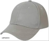 New trendy solid cotton baseball caps for men and women, comfortable pack of 3 from India