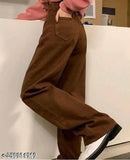 Denim bell bottom jeans, vintage style with 28 waist and 40 length