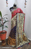 Soft litchi silk Banarasi saree with Zari work, free size, ready to ship, original best quality from SHIV store
