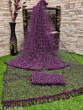 Embellished net saree, free size, Indian voguish design