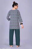 100% pure cotton printed nightsuit for comfort and relaxation