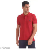 Solid cotton short-sleeve men's T-shirt, premium quality HardForce style, Indian-made