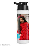 Multi-color printed sipper sports bottle, leak-proof aluminum water bottle, BIS/ISI certified sipper for fitness, India origin