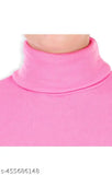 Cotton high neck sweater combo for kids in pink, white, black - warm and stylish woolen winter gear for boys & girls aged 1-8 years