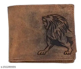 Brown genuine leather men's wallet, 5 compartments, RFID protected by Wild Napa