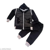 Cotton blend solid color full sleeve kids winter bomber jacket (pack of 1), ideal for cold weather seasons