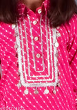 Kidaroo Girls Cotton Printed kurta and pyjama set, best for parties and celebrations. India-made cotton outfit for girls aged 1-14 years