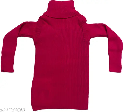 Cotton blend highneck sweater pack for kids (0-4 years), soft and skin-friendly for babies in various colors