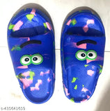 Lightweight EVA marble smiley slippers for kids, durable, washable, and non-slippy, cartoon character pattern