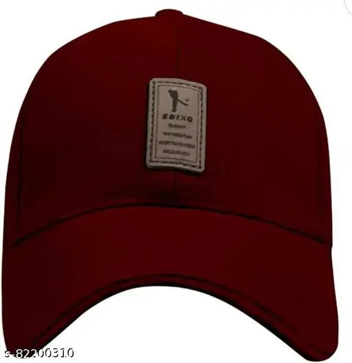 Solid cotton baseball caps (N=2), multi-pack for boys, made in India
