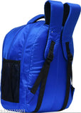 Blue canvas blutech waterproof casual backpack, perfect for daily commuting and occasional travel, filled with pockets for essentials