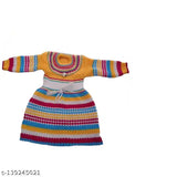 Woolen striped baby sweater, long sleeves, 9-12 months, Indian origin