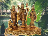 Premium metal Ram idol, 17cm x 13cm decorative showpiece from India