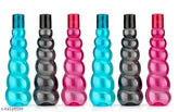 Multicolor plastic fridge-safe water bottles, pack of 6 for hydration on the go (BIS/ISI certified)