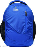 Blue canvas blutech waterproof casual backpack, perfect for daily commutes or occasional travel, featuring a laptop compartment and multiple storage pockets
