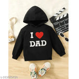 Cotton winter hoodie with printed design for boys aged 1-2, India origin