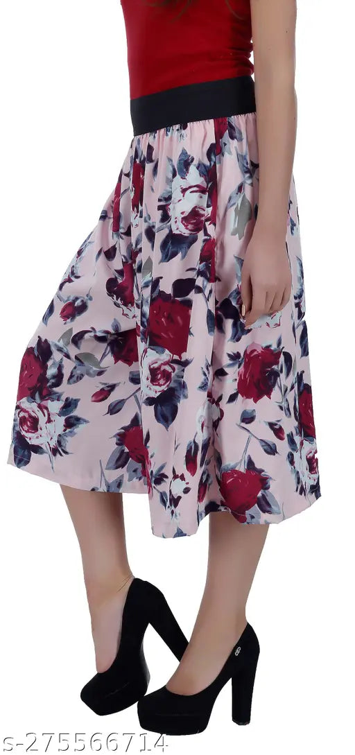 Crepe net culotte, Indian-origin, versatile wardrobe addition for women sizes 26-Free Size