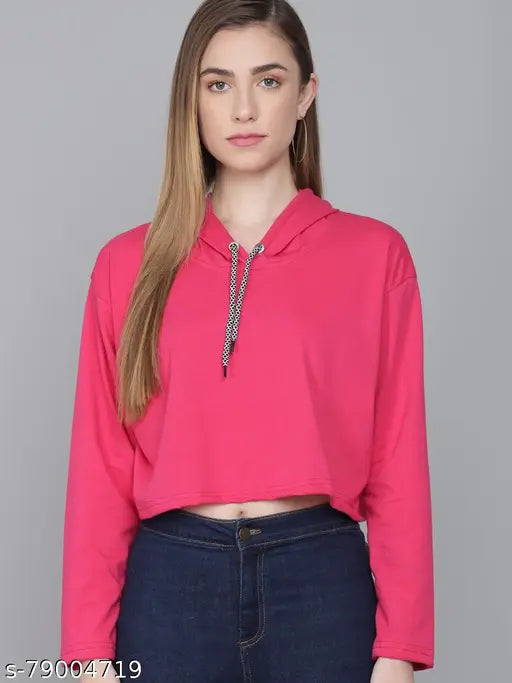 Black and red cotton crop t-shirt with long sleeves, perfect for daily wear and parties by VERDON Creations. Sizes available: S, M, L, XL, XXL. Made for comfort all day