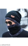 Nylon fur net balaclava cap set, Venton new design for men and women, India origin