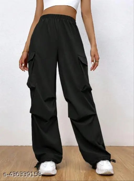 Solid polyester elastic chudidaar trouser for casual wear, suitable for girls and women (28-34 waist) - Indian origin, latest trending design