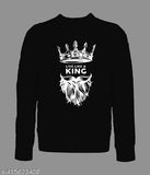 Black Biowash King Printed Full Sleeve T-Shirt by PEPP N HAGG BOYS - 100% Cotton, Comfortable Fashion for Boys Ages 2-16 (Sizes Available)