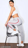 Cotton blend printed net jeggings & pocket joggers combo for women, ankle fit and free size available